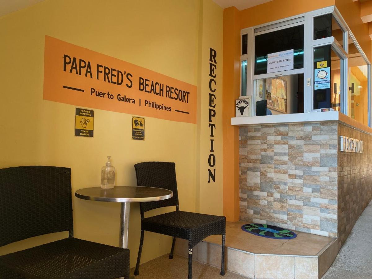 Papa Freds Beach Resort Пуэрто-Галера Экстерьер фото
